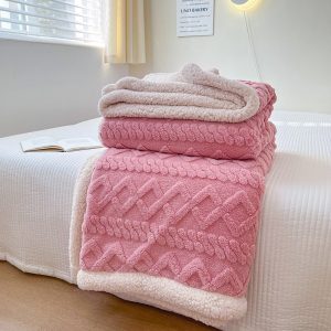 New Solid Jacquard Tafu Fleece AB Edition  Multifunctional et Blanket