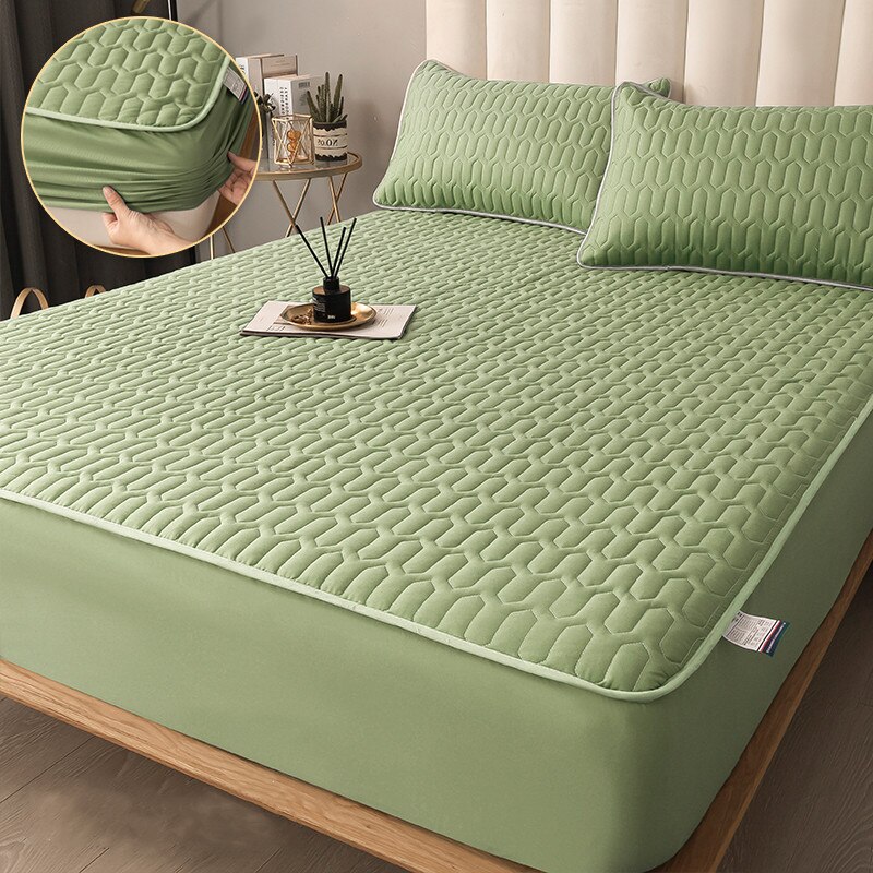Thickened-Mattress-Cover-Thick-Quilted-Bed-Sheet-Printed-Bedding-Large-Anti-Slip-Bed-Sheet-Dust-Cover-2