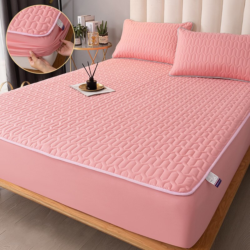Thickened-Mattress-Cover-Thick-Quilted-Bed-Sheet-Printed-Bedding-Large-Anti-Slip-Bed-Sheet-Dust-Cover-4