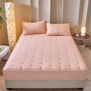 Thickened Winter Fitted Sheet Quilted Mattress Mattress Cover