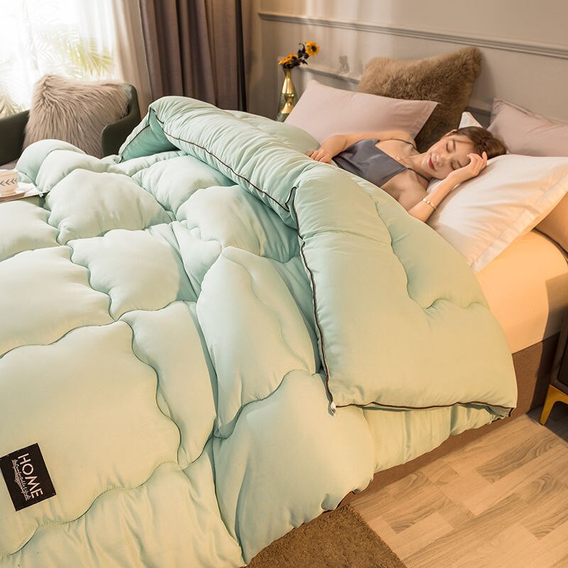 Winter-Quilted-Blanket-Thick-Quilt-Down-Quilt-3D-Bread-Down-Quilt-Quilt-Comfortable-Winter-Four-Seasons-1