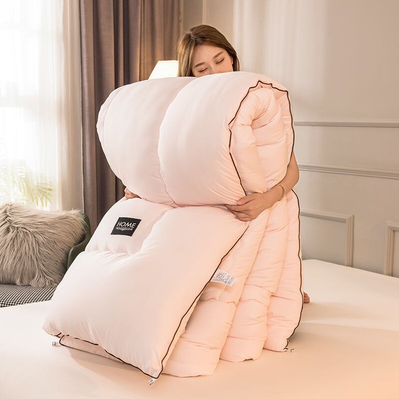 Winter-Quilted-Blanket-Thick-Quilt-Down-Quilt-3D-Bread-Down-Quilt-Quilt-Comfortable-Winter-Four-Seasons